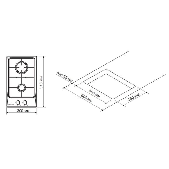 Варочна поверхня Pyramida PFX 321 INOX зображення 8