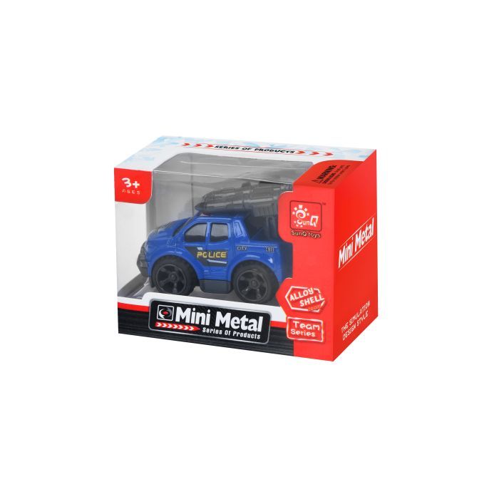 Спецтехніка Same Toy Metal Гоночный внедорожник синий (SQ90651-3Ut-1) зображення 3