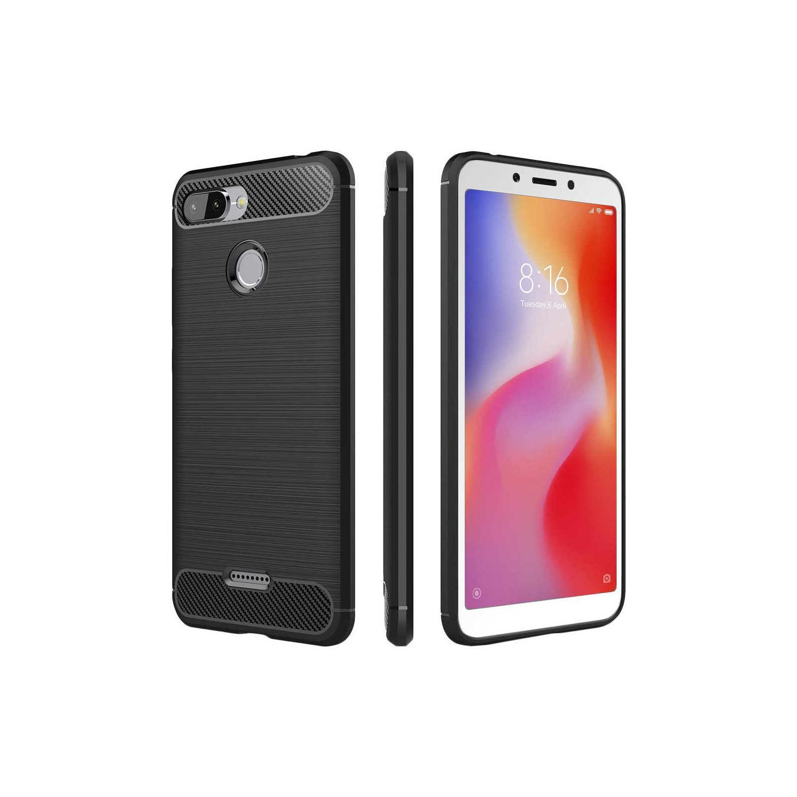 Чехол для мобильного телефона Laudtec для Xiaomi Redmi 6 Carbon Fiber (Black) (LT-XR6) изображение 3