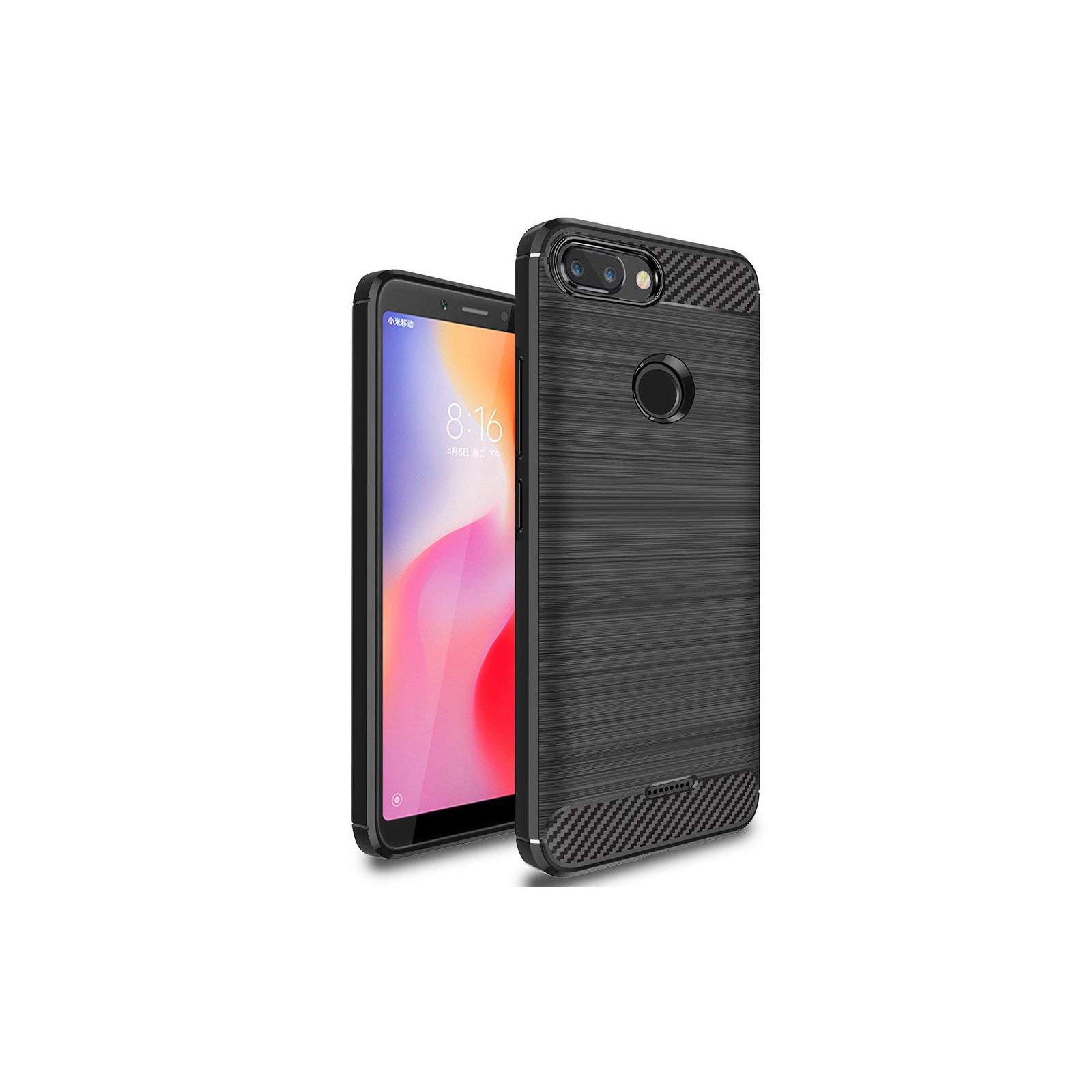 Чехол для мобильного телефона Laudtec для Xiaomi Redmi 6 Carbon Fiber (Black) (LT-XR6) изображение 5