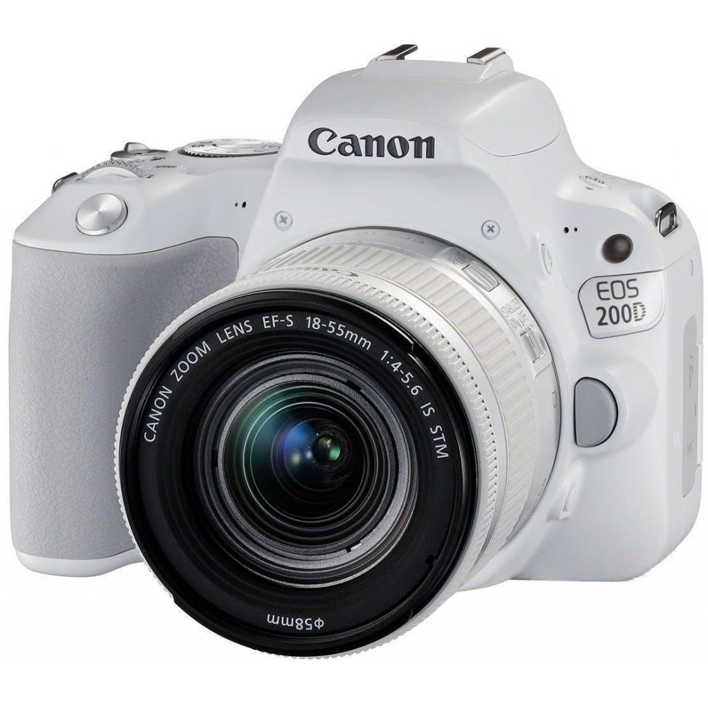 Цифровой фотоаппарат Canon EOS 200D 18-55 IS STM kit White (2253C007AA) изображение 10