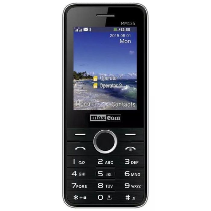 Мобільний телефон Maxcom MM136 White-Gold (5908235973500)