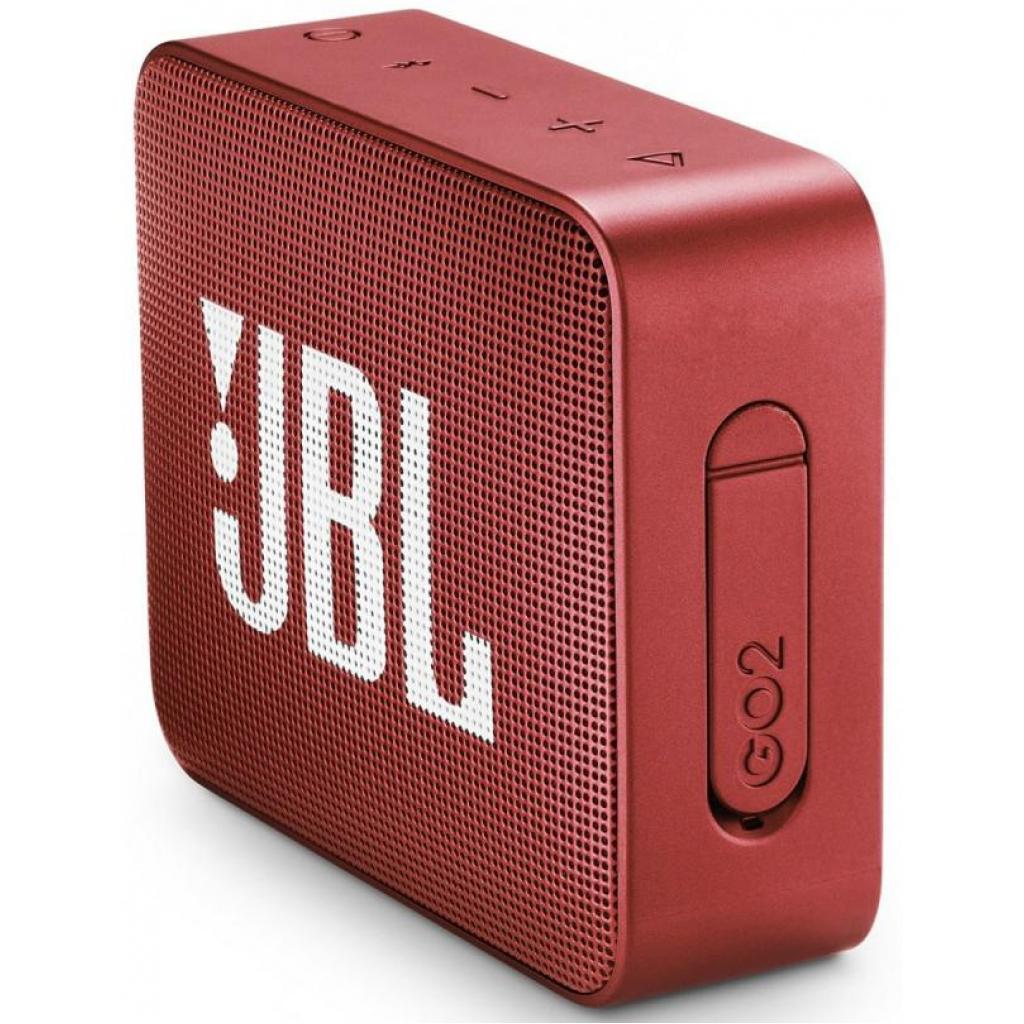 Акустическая система JBL GO 2 Ruby Red (JBLGO2RED) изображение 2