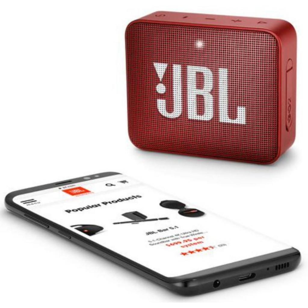 Акустическая система JBL GO 2 Ruby Red (JBLGO2RED) изображение 6