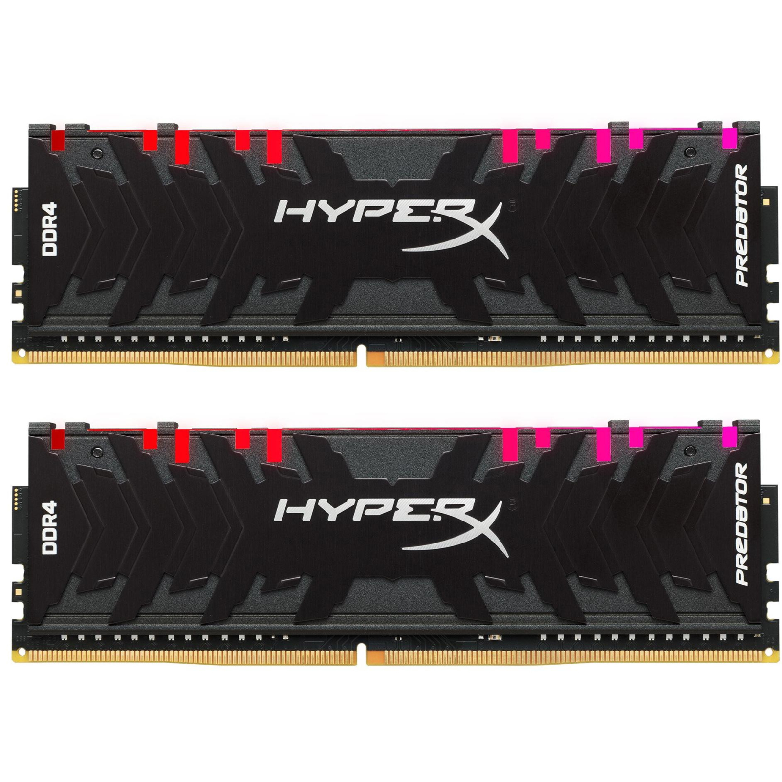 Модуль памяти для компьютера DDR4 32GB (2x16GB) 3200 MHz HyperX Predator RGB Kingston Fury (ex.HyperX) (HX432C16PB3AK2/32)
