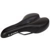 Седло Velotrade с отверстием 270*146 черный K.San YBT-6556 c logo LEON (SAD-340)