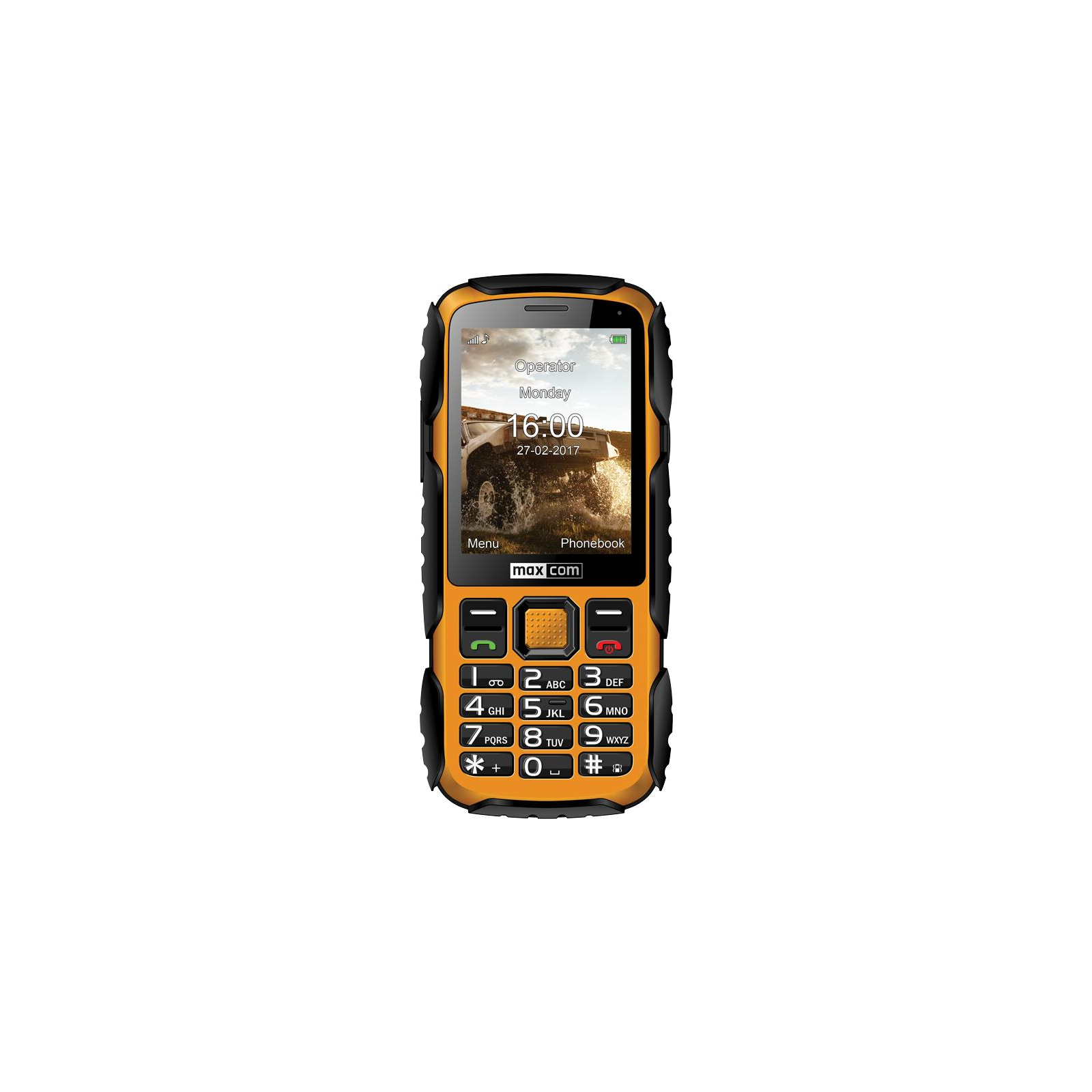 Мобильный телефон Maxcom MM920 Black Yellow (5908235974019)