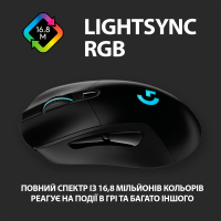 Мышка Logitech G703 Lightspeed HERO 16K Sensor Black (910-005640) изображение 7