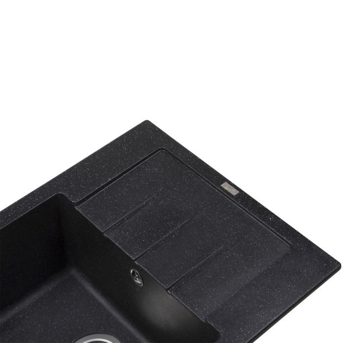 Мойка кухонная Ventolux SILVIA (SPACE BLACK) изображение 6