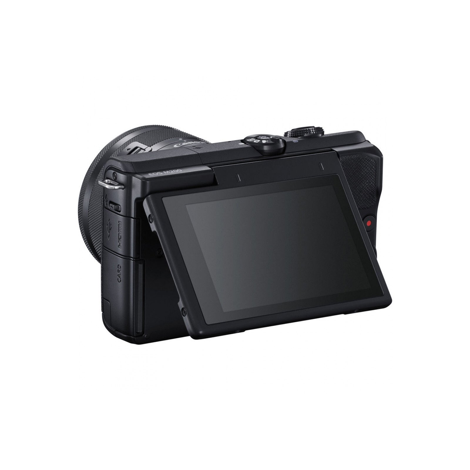Цифровой фотоаппарат Canon EOS M200 + 15-45 IS STM Black (3699C027) изображение 3