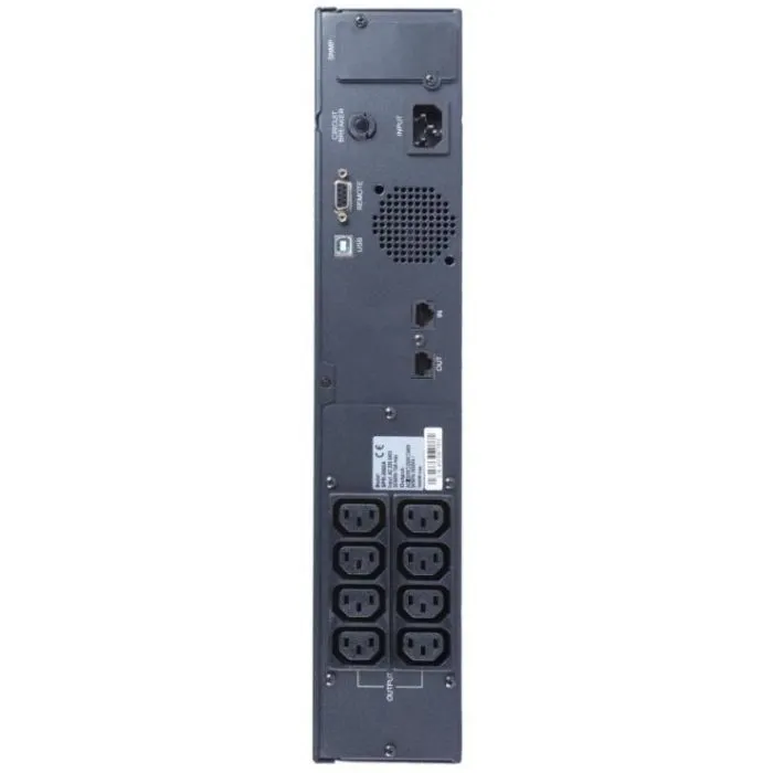 Пристрій безперебійного живлення Powercom SPR-2000 LCD Powercom (SPR.2000.LCD) зображення 4