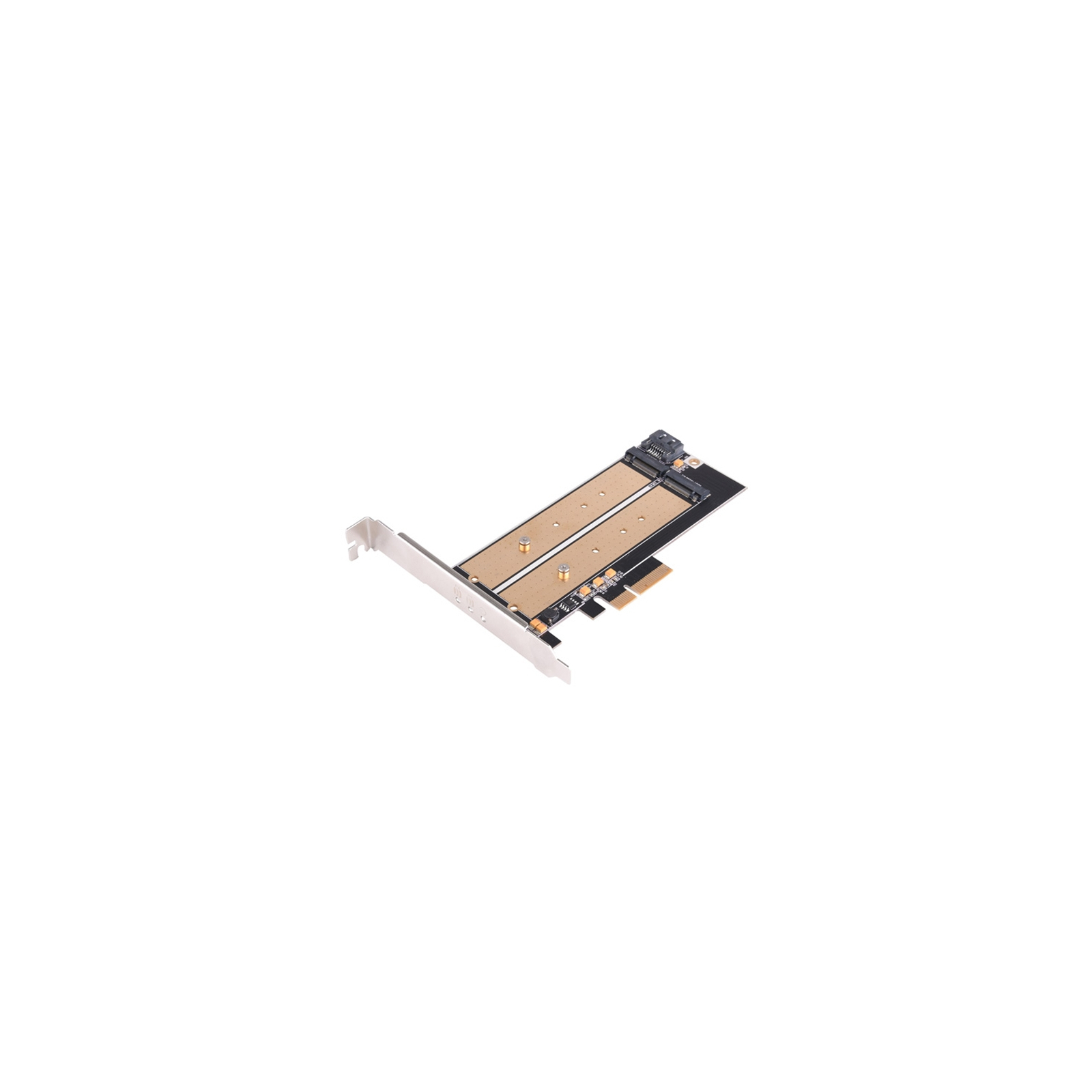 Плата розширення Silver Stone PCIe x4 до SSD m.2 SATA та NVMe (SST-ECM22)