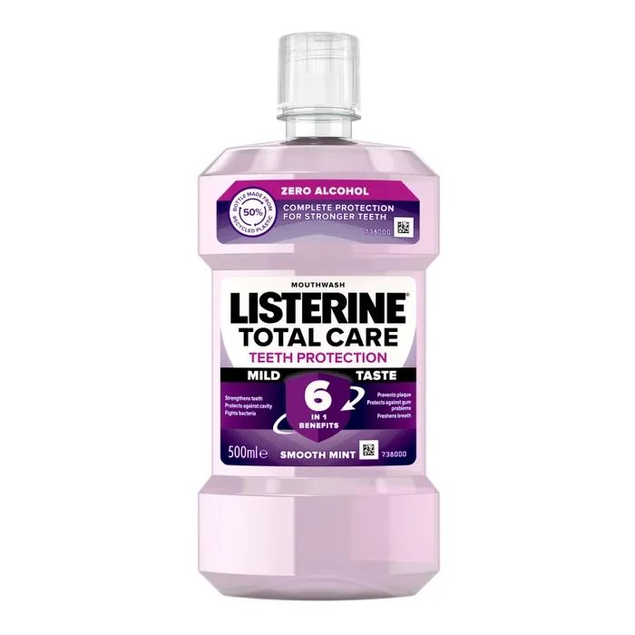 Ополіскувач для порожнини рота Listerine Total Care 1 л (3574661629377/3574661665917)