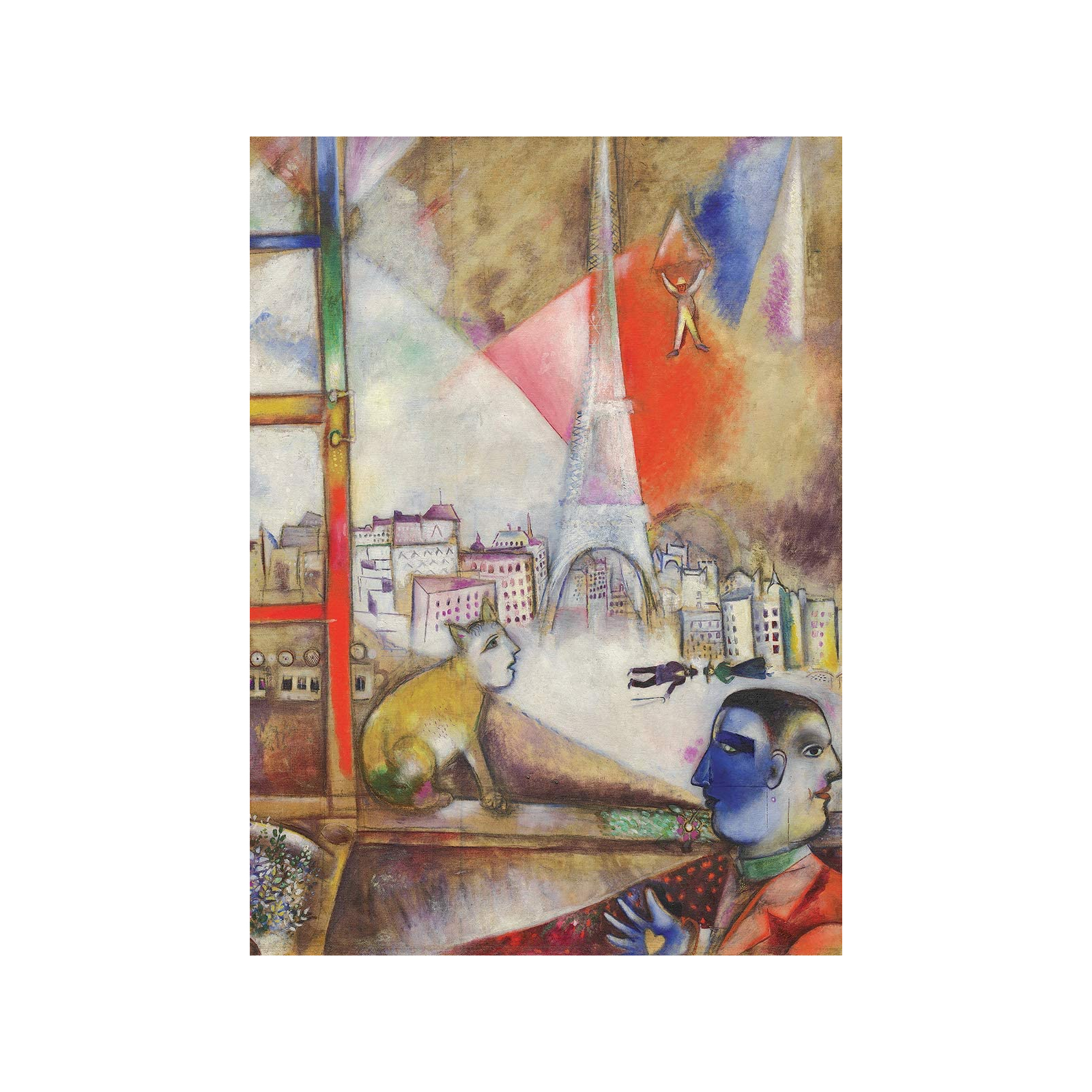 Пазл Eurographics Париж через вікно Марк Шагал 1000 елем. (6000-0853) зображення 2