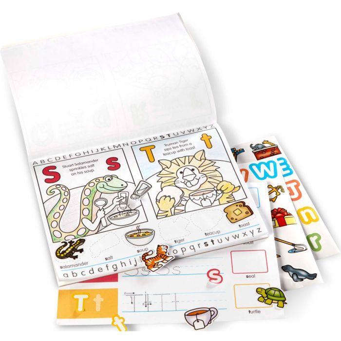 Набір для творчості Melissa&Doug Альбом розмальовок / наліпок Алфавіт (MD8563) зображення 2