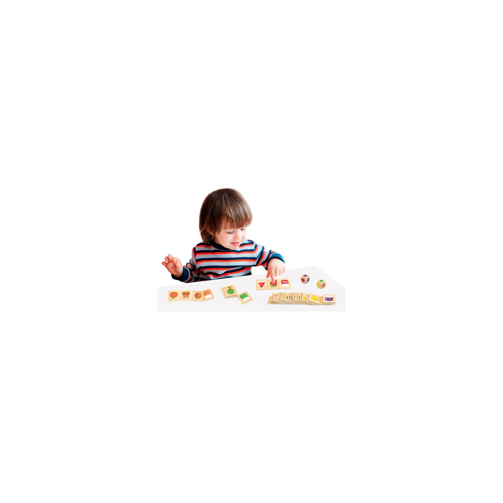 Розвиваюча іграшка Viga Toys Дерев'яний пазл-гра Вивчаємо кольори (44505) зображення 7