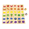 Развивающая игрушка Viga Toys Деревянный пазл-игра Изучаем цвета (44505)