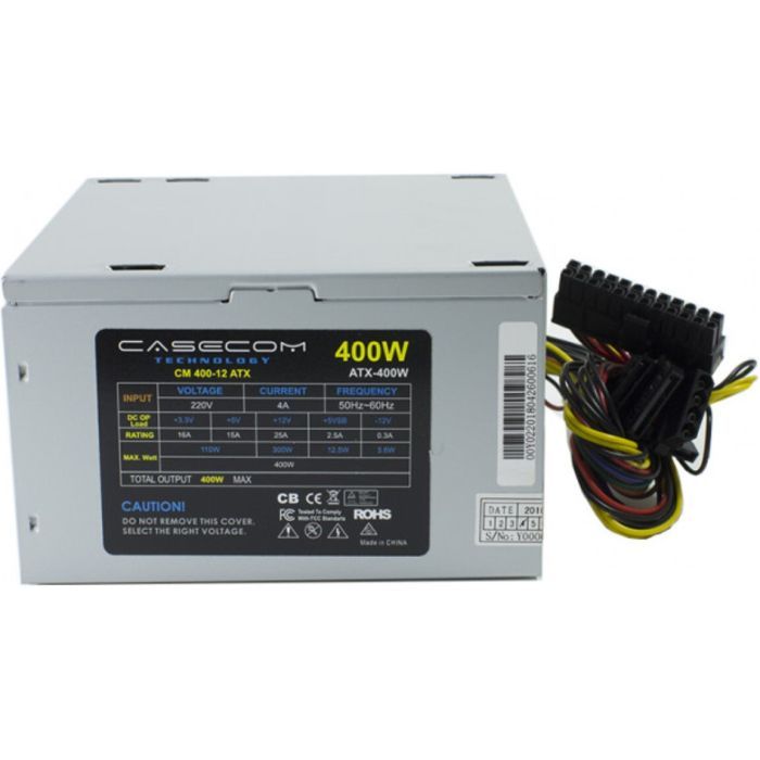 Блок живлення Casecom 400W (CM 400-12 ATX) зображення 2