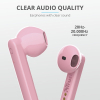 Навушники Trust Primo Touch True Wireless Mic Pink (23782) зображення 10