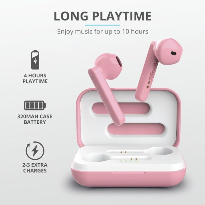 Навушники Trust Primo Touch True Wireless Mic Mint (23781) зображення 12