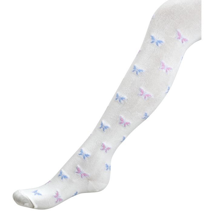 Колготки детские UCS Socks с бабочками (M0C0301-2110-3G-white)