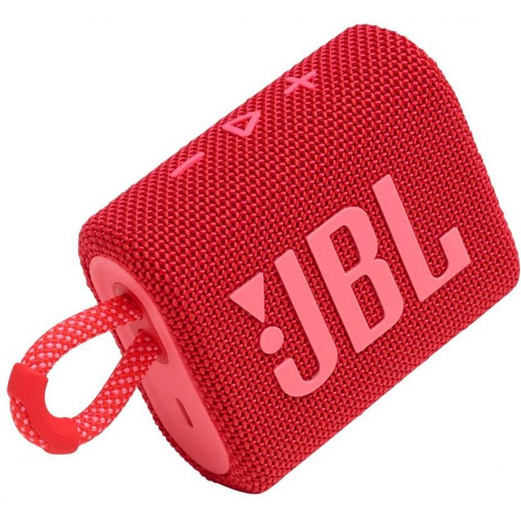 Акустична система JBL Go 3 Pink (JBLGO3PINK) зображення 9