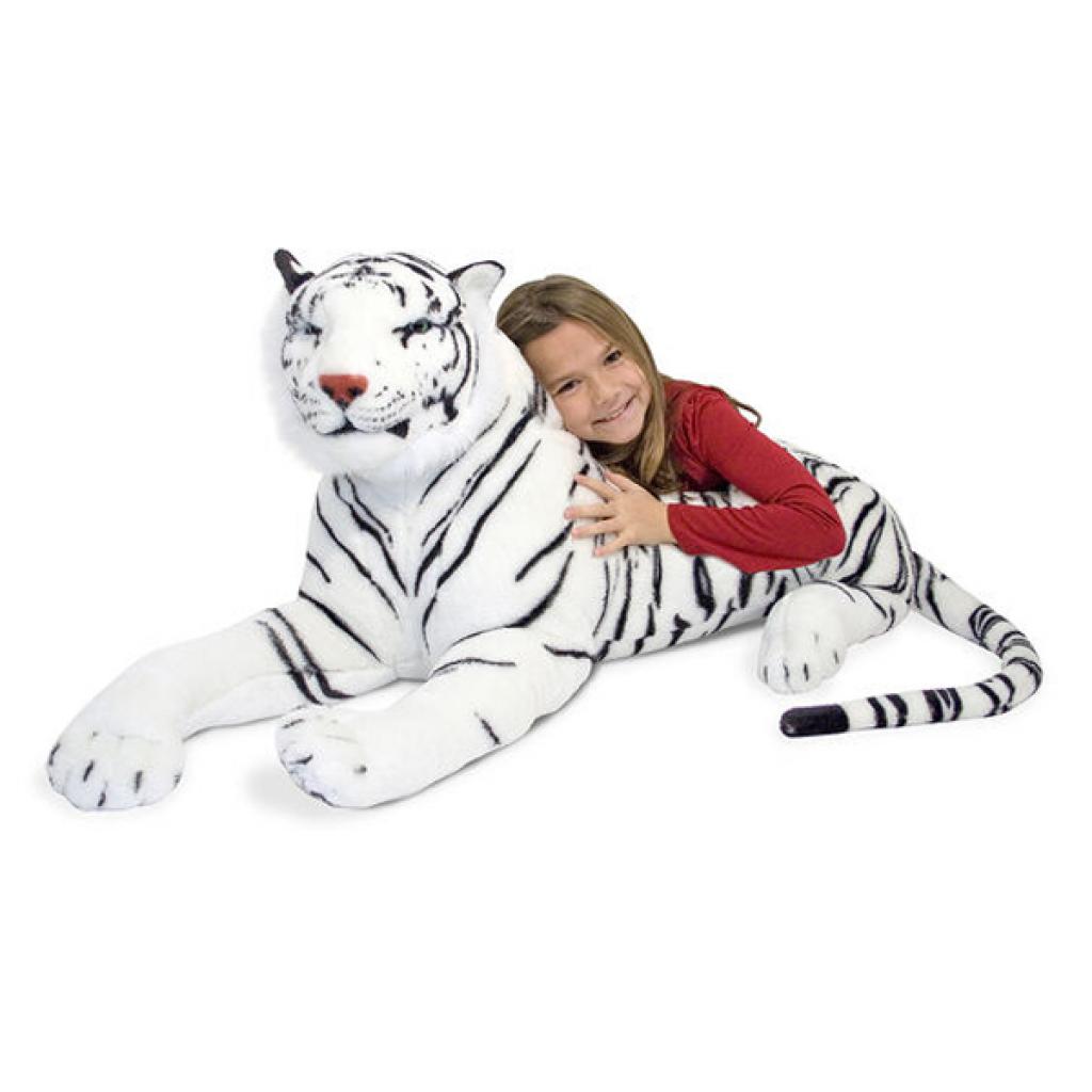М'яка іграшка Melissa&Doug Гігантський плюшевий білий тигр 1,8 м (MD13979) зображення 2