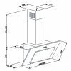 Витяжка кухонна Eleyus VERTICAL 1000 50 BG зображення 12