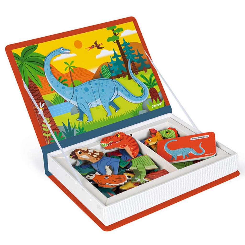 Развивающая игрушка Janod Магнитная книга Динозавры (J02590) изображение 3