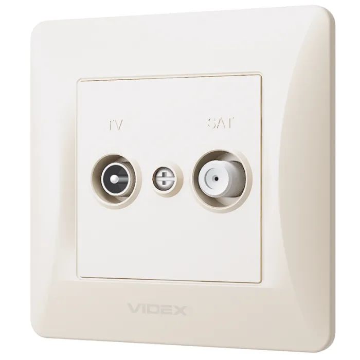 ТВ розетка Videx BINERA TV + SAT кінцева срібний шовк (VF-BNSK2TVSATE-SS) > ціни в Києві та Україні ТВ розетка Videx BINERA TV + SAT кінцева срібний шовк (VF-BNSK2TVSATE-SS)