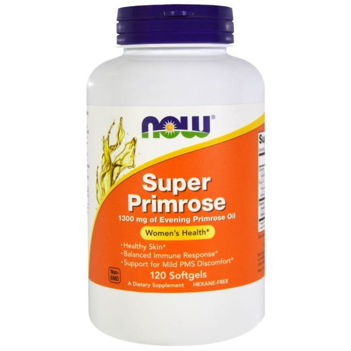 Травы Now Foods Масло Примулы Вечерней 1300mg, 120 желатиновых капсул (NOW-01757)