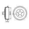 Тормозной барабан Bosch 0 986 477 129