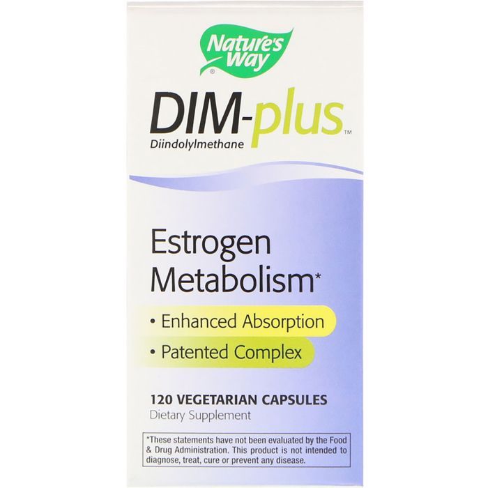 Травы Nature's Way Метаболизм Эстрогенов, DIM-plus, Estrogen Metabolism, 120 к (NWY-14850)