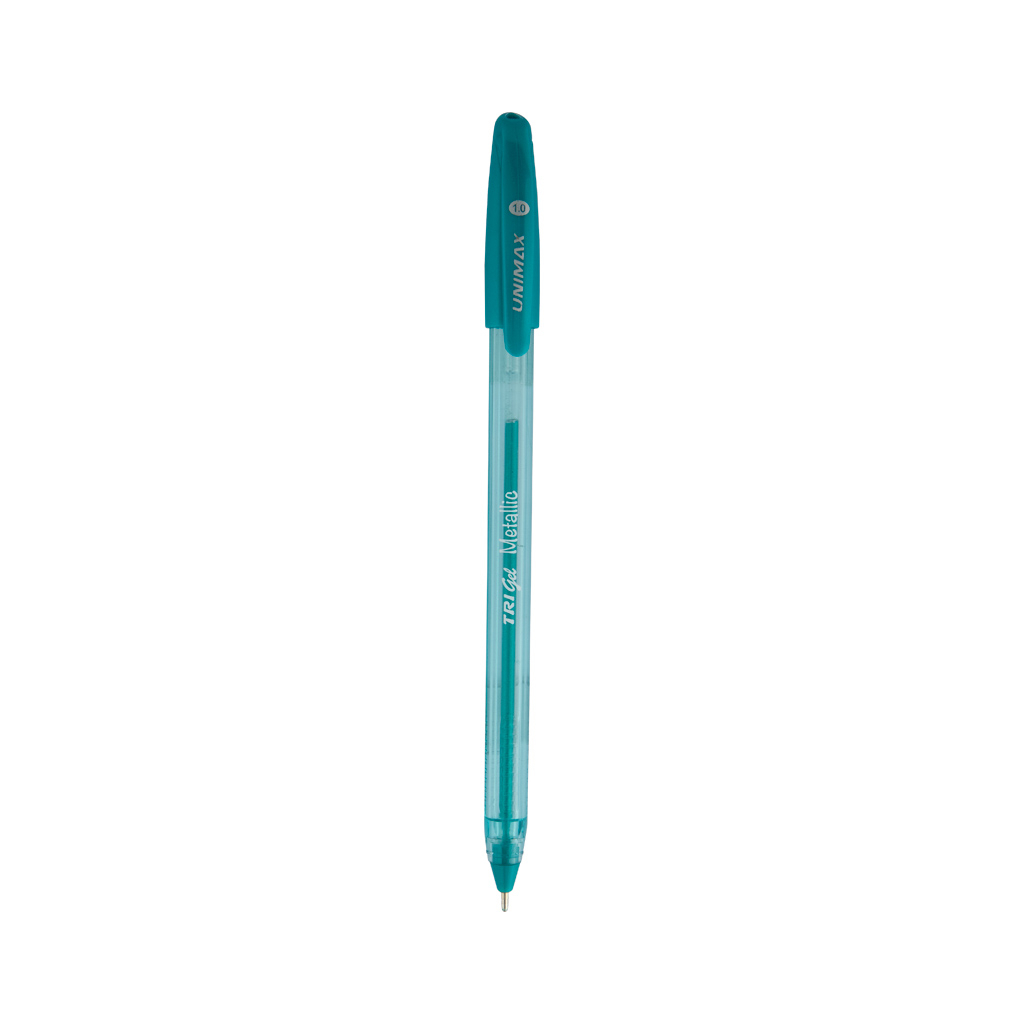 Ручка гелевая Unimax набор Mixed с быстросохнущими чернилами трехгранный корпус 1 (UX-145) изображение 2