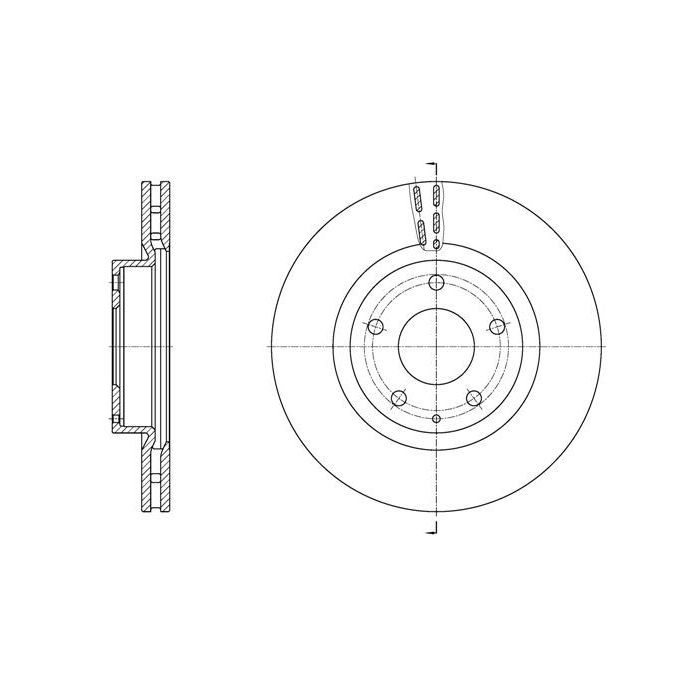 Тормозной диск REMSA 61574.10