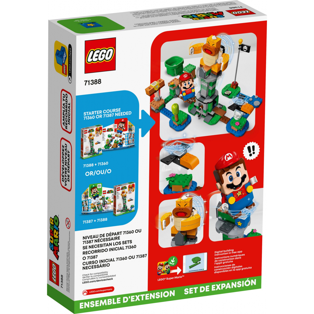 Конструктор LEGO Super Mario Дополнительный набор Падающая башня босса брата- (71388) изображение 6