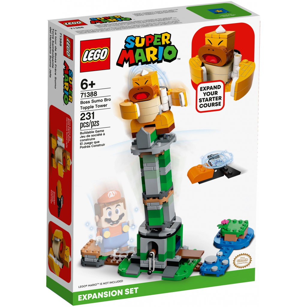 Конструктор LEGO Super Mario Дополнительный набор Падающая башня босса брата- (71388)