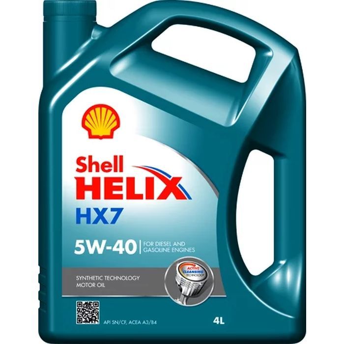 Моторное масло Shell Helix HX7 5W40 1л (2102)