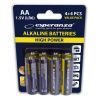 Батарейка Esperanza AA LR6 Alkaline * 8 (EZB103) изображение 2