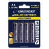 Батарейка Esperanza AA LR6 Alkaline * 8 (EZB103) изображение 3