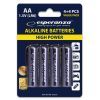 Батарейка Esperanza AA LR6 Alkaline * 8 (EZB103) изображение 3