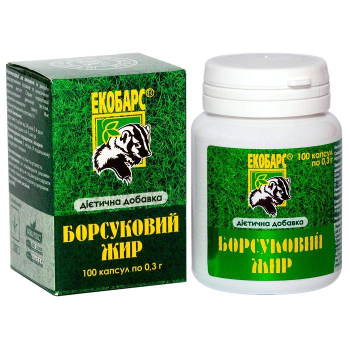 Жирные кислоты Жаклін плюс Барсучий жир капс 0,3г № 100 банка