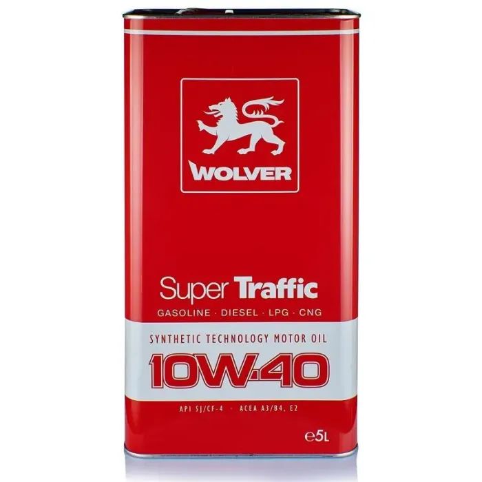 Моторное масло Wolver Super Traffic 10W-40 4л (4260360942525)