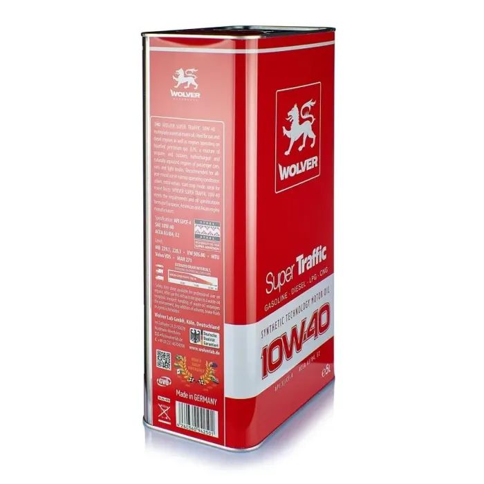 Моторное масло Wolver Super Traffic 10W-40 4л (4260360942525) изображение 2