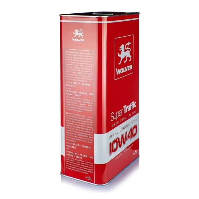 Моторное масло Wolver Super Traffic 10W-40 4л (4260360942525) изображение 3