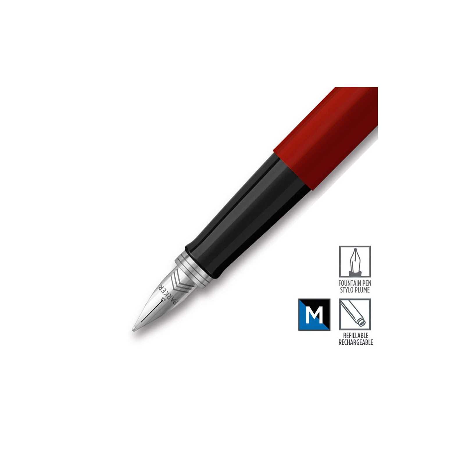 Ручка перьевая Parker JOTTER 17 Original Red CT  FP M блистер (15 716) изображение 4
