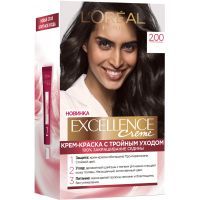 Краска для волос L'Oreal Paris Excellence 2.00 Темно-коричневый (3600523781096)