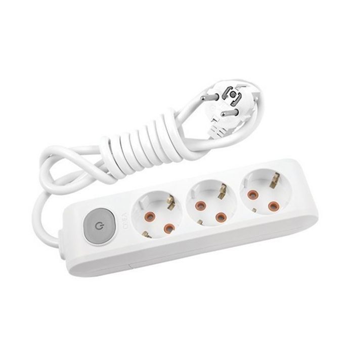 Сетевой удлинитель Panasonic X-tendia із заземленням 3 розетки, 2м (WLTA04322GR-UA)