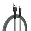 Дата кабель USB 2.0 AM to Micro 5P 1.0m ColorWay (CW-CBUM041-GR) зображення 2