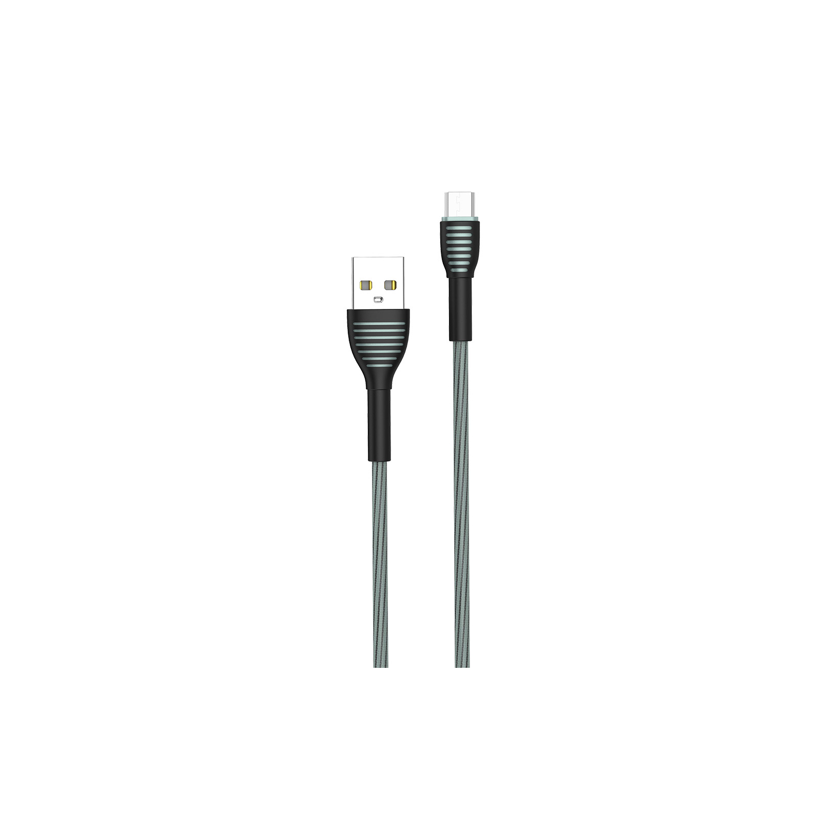 Дата кабель USB 2.0 AM to Micro 5P 1.0m ColorWay (CW-CBUM041-GR) изображение 4